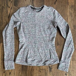 Lululemon Women's Long Sleeve Patterned Top